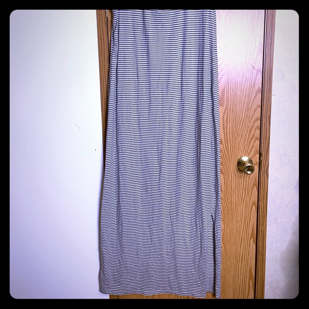 Blue and White I&F stripped dress